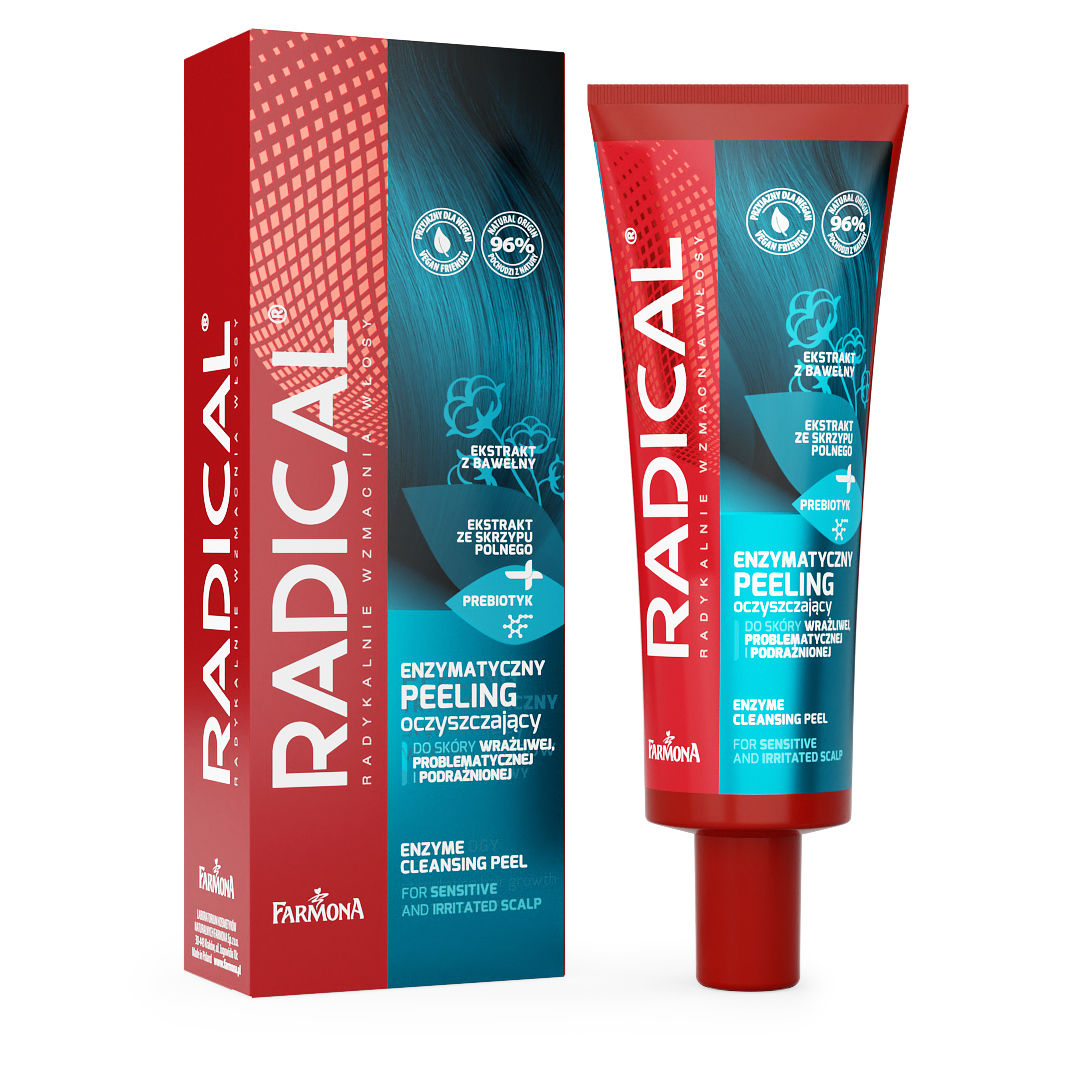 Enzymatyczny peeling oczyszczający do skóry wrażliwej, problematycznej i podrażnionej