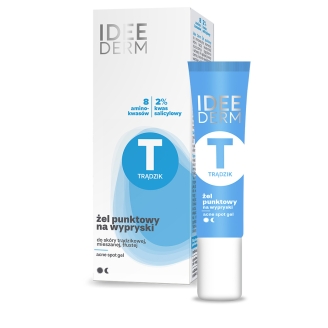 Żel punktowy na wypryski do skóry trądzikowej, mieszanej, tłustej