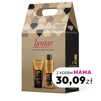 Zestaw Jantar do laminacji włosów 2 elementy (szampon+galaretka)