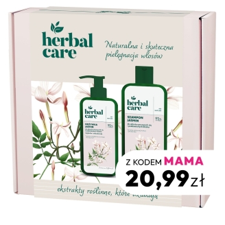 Zestaw Herbal Care pielęgnacja włos&oacute;w jaśmin 2 elementy (szampon + odżywka)