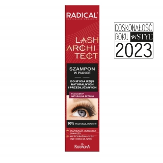 Szampon w piance do mycia rzęs naturalnych i przedłużanych