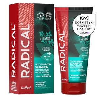 Trychologiczny szampon przyspieszający wzrost włosów