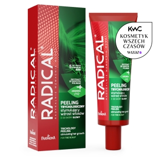 Peeling trychologiczny stymulujący wzrost włosów do skóry głowy