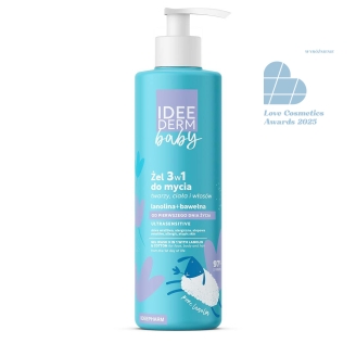 Żel 3w1 do mycia twarzy, ciała i włosów dla skóry wrażliwej, alergicznej i atopowe