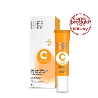 Rozświetlający krem pod oczy z witaminą C dla każdego typu cery, szczególnie tej wymagającej regeneracji i blasku