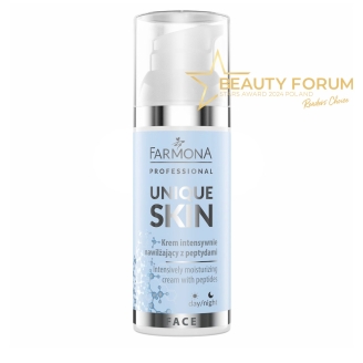 UNIQUE SKIN Krem intensywnie nawilżający z peptydami