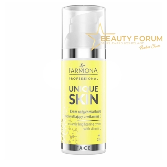 UNIQUE SKIN Krem natychmiastowo rozświetlający z witaminą C