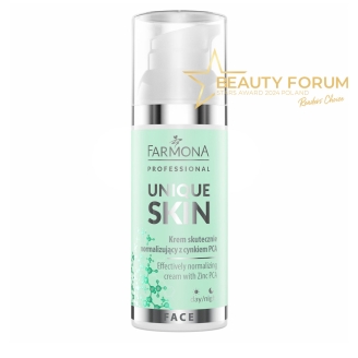 UNIQUE SKIN Krem skutecznie normalizujący z cynkiem PCA