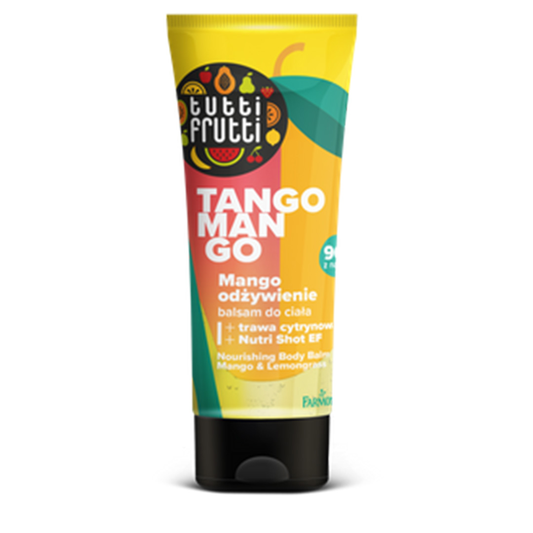 Odżywczy balsam do ciała Mango i Trawa cytrynowa + Nutri Shot EF, 200 ml
