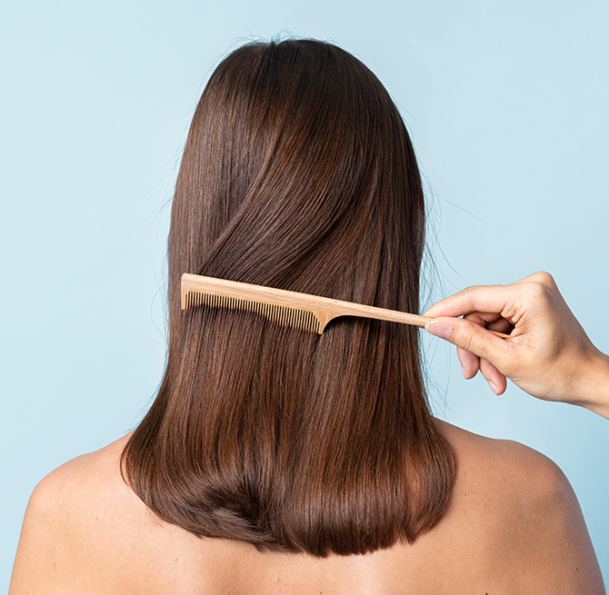 rozczesywanie włosów