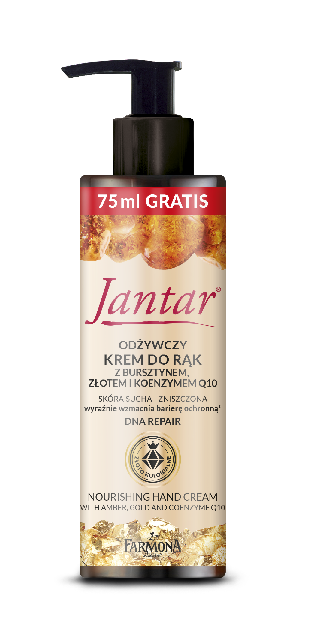 Jantar_krem do RAK_ZLOTO_75 ML GRATIS