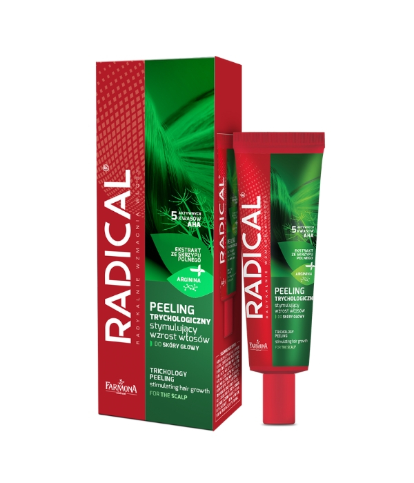 Scalp scrub stimulating hair growth into the scalp » Farmona Natural  Cosmetics Laboratory