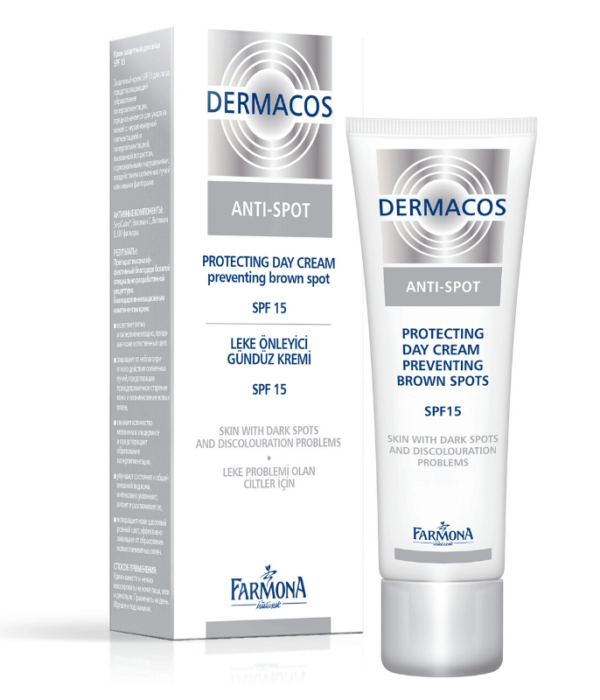 DERMACOS ANTI-SPOT Protecting day cream preventing brown spots SPF 15