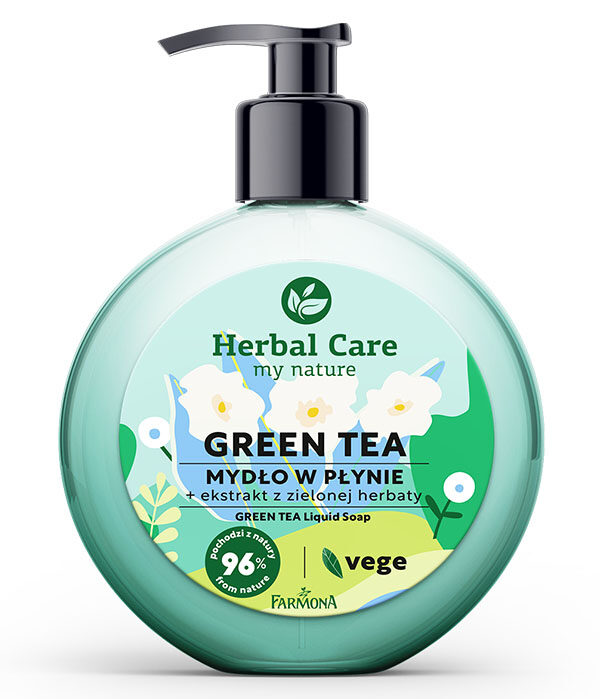 Herbal care mydło green tea