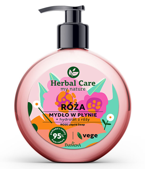 Herbal Care mydło róża